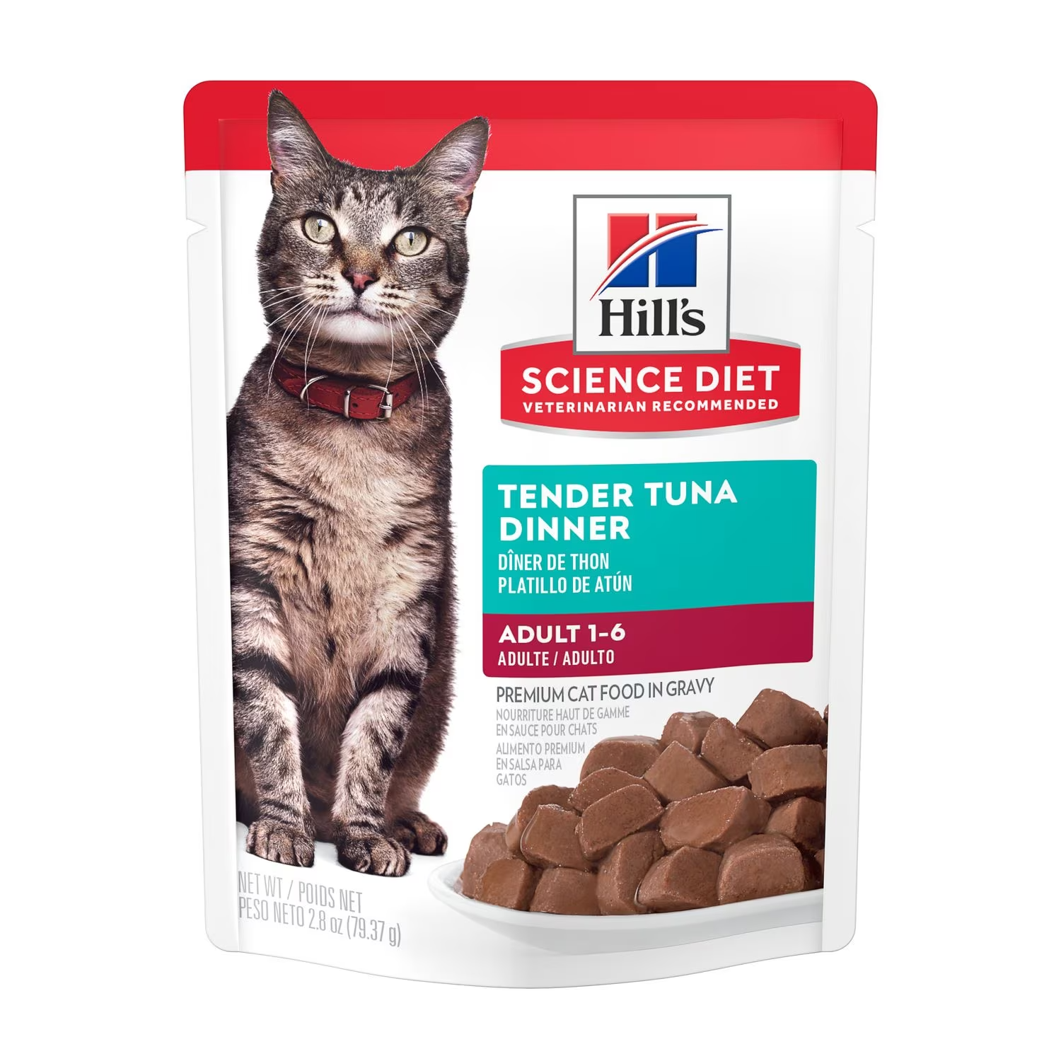Alimento Húmedo Hills Pouch para Gato Adulto Sabor Atún - 12 Pack Alimento Húmedo Hills Pouch para Gato Adulto Sabor Atún - 12 Pack